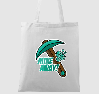 Minecraft mine away vászontáska