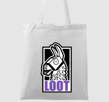 Fornite Loot purple vászontáska