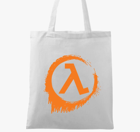 Half Life logo vászontáska