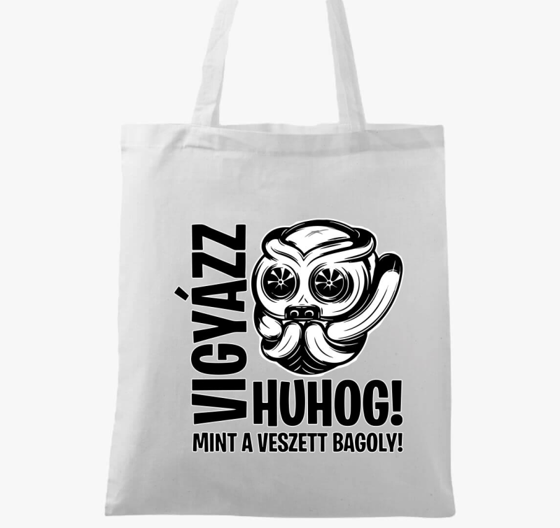 Vigyázz huhog vászontáska