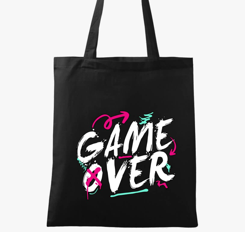 GameOver feliratos vászontáska