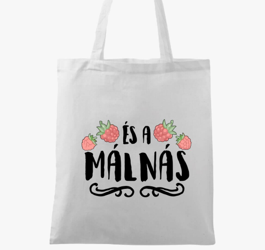 És a málnás vászontáska