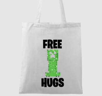 Minecraft free hug vászontáska