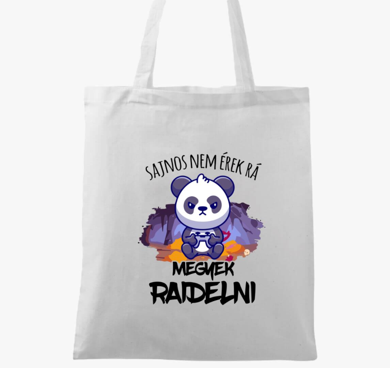Sajnos nem érek rá megyek raidelni vászontáska