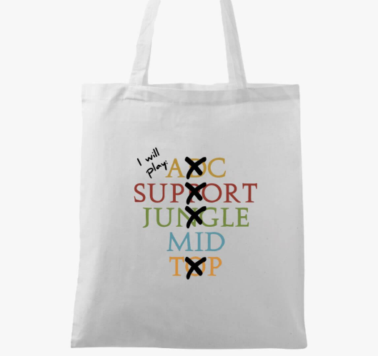 I will play mid vászontáska