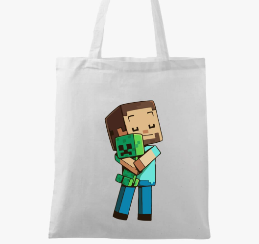 Minecraft Hug vászontáska