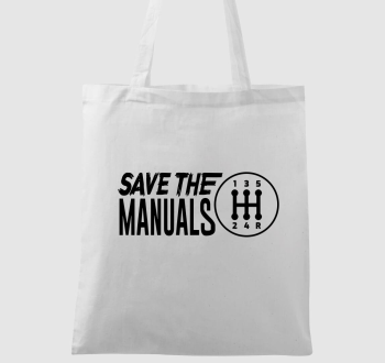 Save the manuals vászontáska