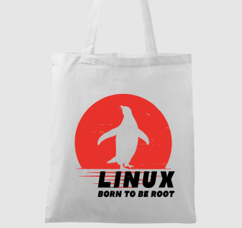 Linux born to be root vászontáska
