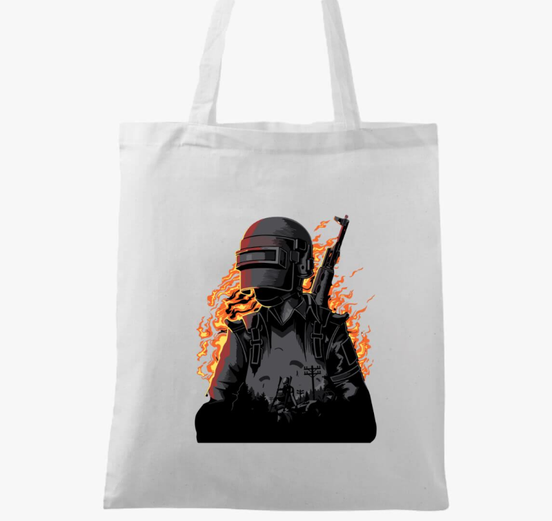 Pubg character fire vászontáska