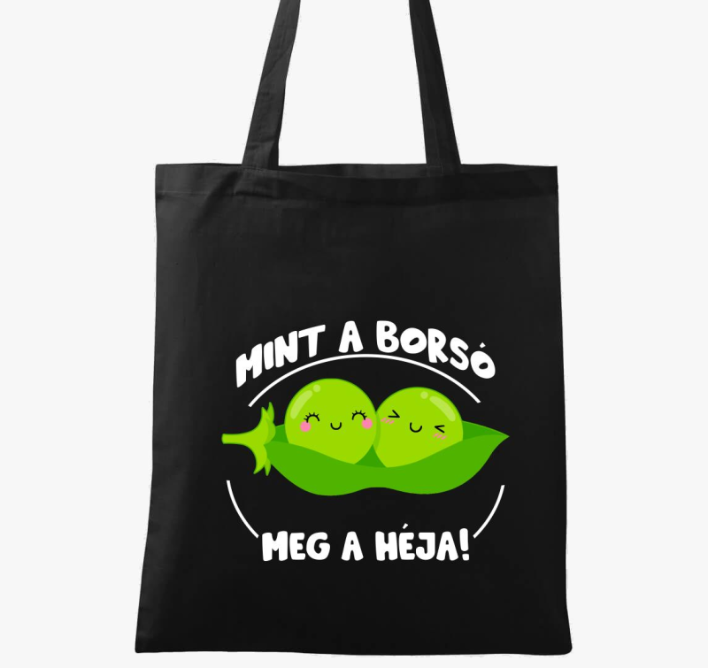 Mint a borsó meg a héja vászontáska