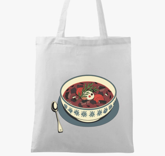 Borscs vászontáska