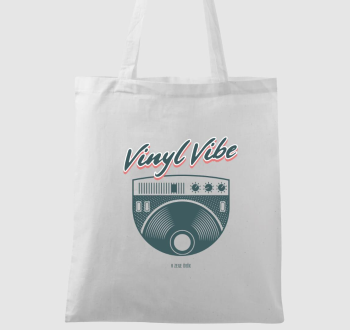 Vinyl Vibe a zene örök vászontáska