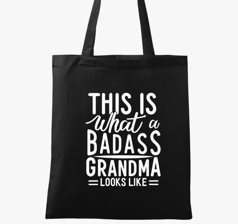 Badass Grandma look vászontáska