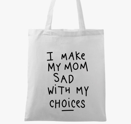 Mom Sad vászontáska