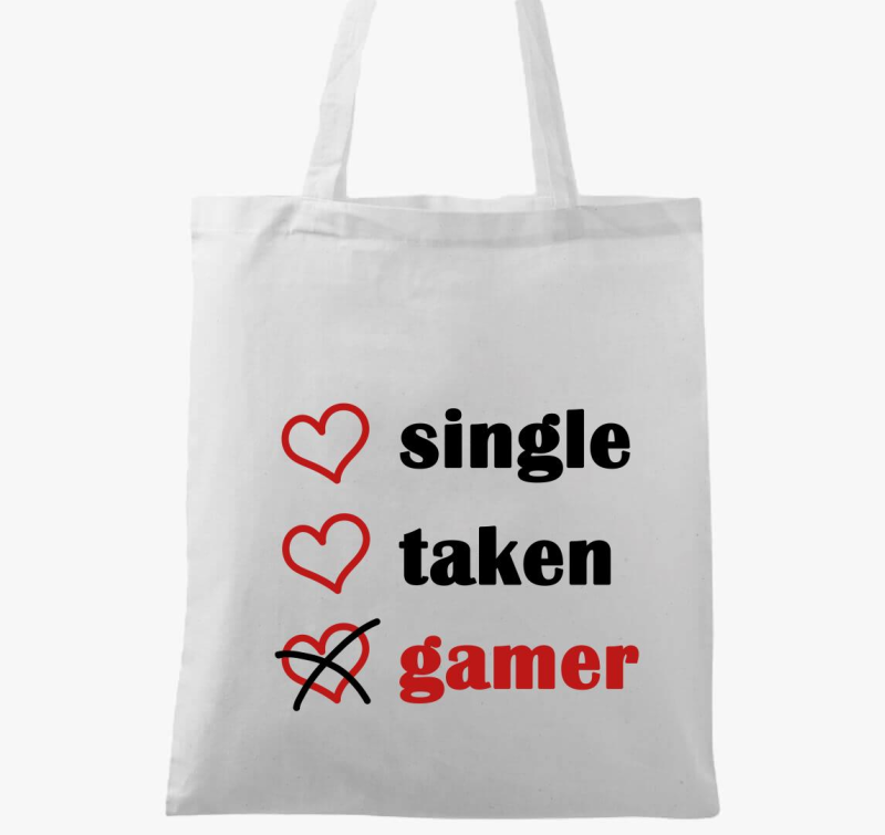 Single Taken Gamer vászontáska