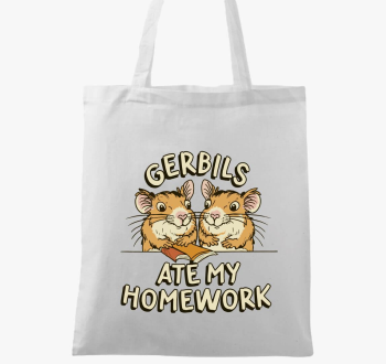Gerbils my homework vászontáska