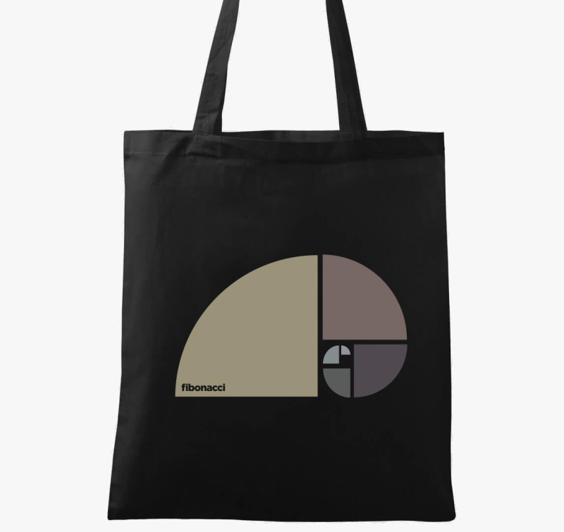 Fibonacci aranymetszés design vászontáska