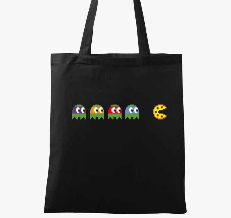 Pack Man Tini Nindzsa Harci Teknőc pizza vicces vászontáska