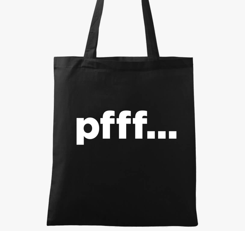 Pfff vicces vászontáska
