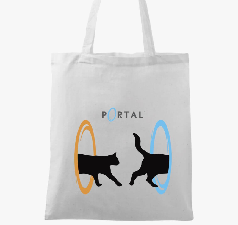 Portál macska vászontáska