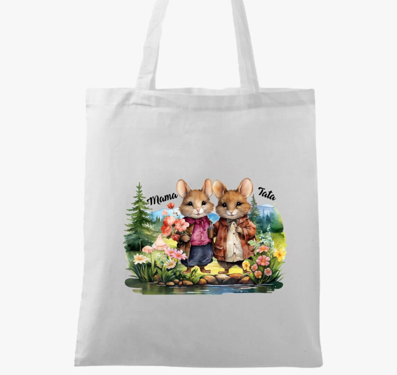 Szerelmes Egérkék vászontáska