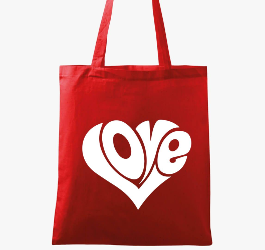 Love szerelem vászontáska