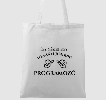 Jóképű programozó vászontáska 