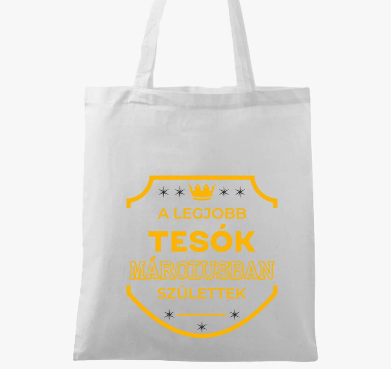 A legjobb tesók márciusban születtek vászontáska