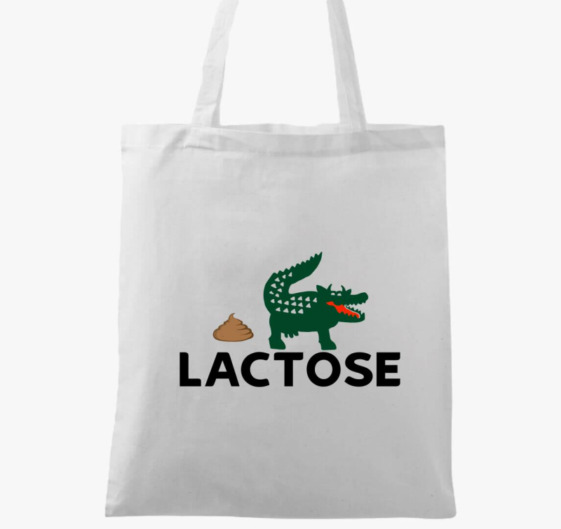 Vicces Lactose vászontáska