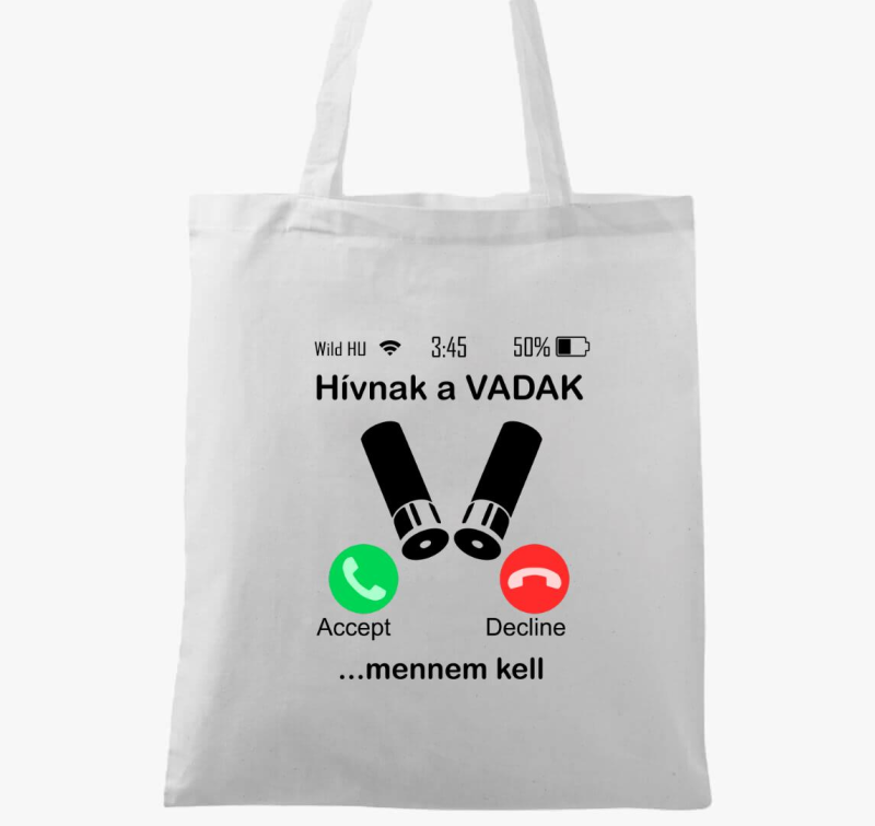 Hívnak a vadak töltény vászontáska
