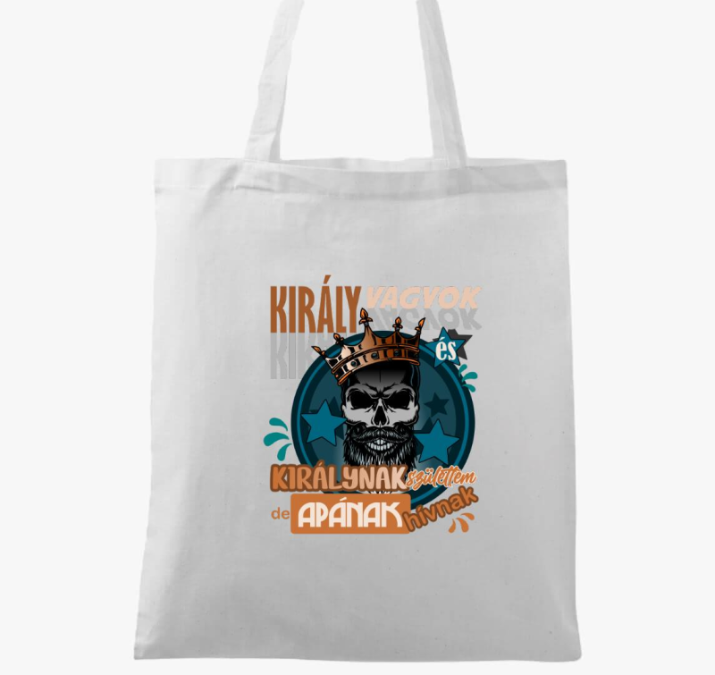 Király Apa mintás vászontáska