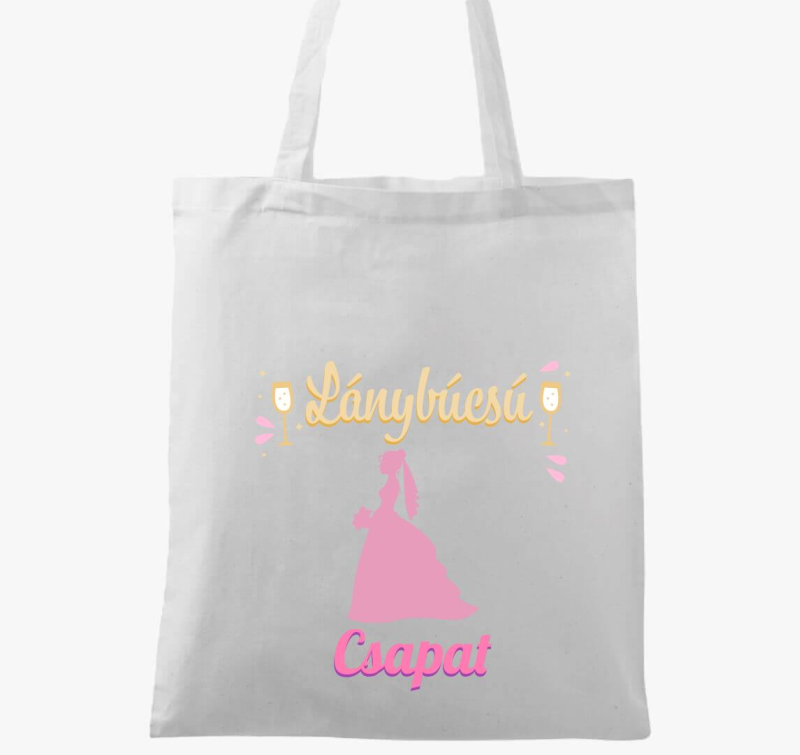 Lánybúcsú csapat lánybúcsúra vászontáska