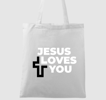 JESUS LOVES YOU (RLGN) vászontáska