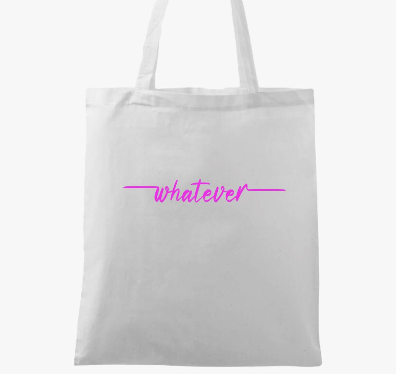 Whatever pink vászontáska