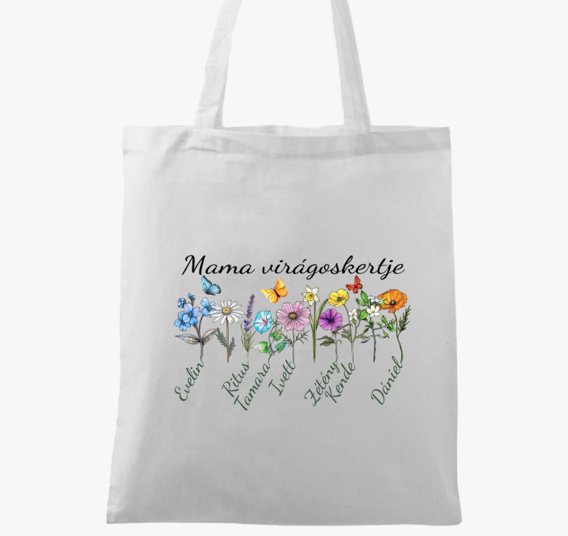 Mama virágoskertje vászontáska