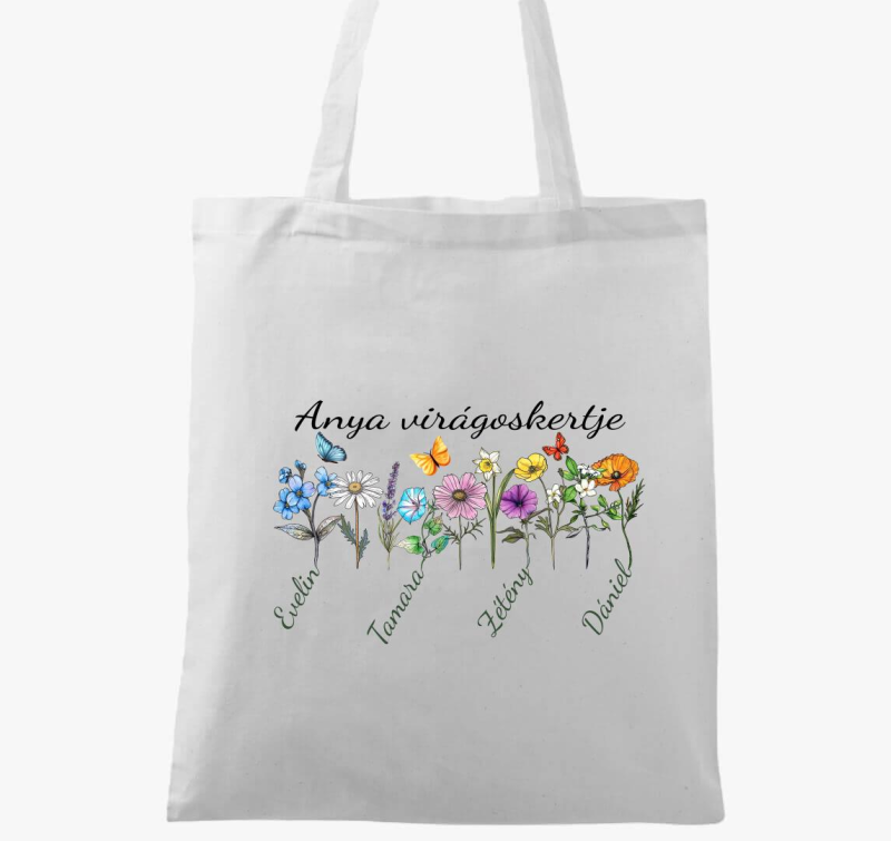 Anya virágoskertje vászontáska