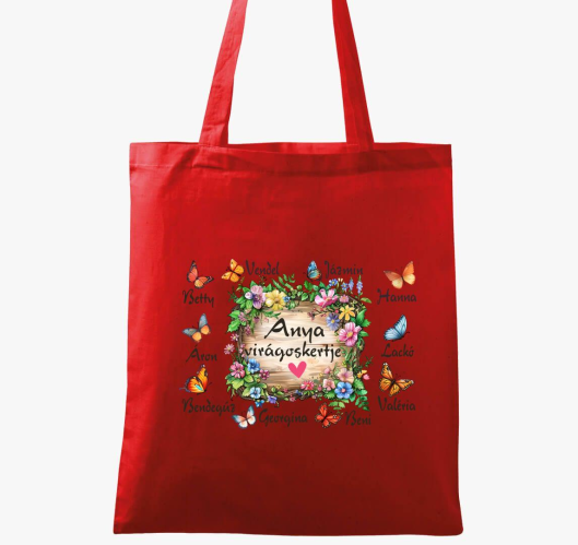 Anya virágoskertje sok kis lep...