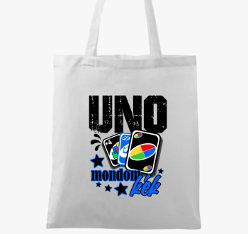 UNO mintás vászontás
