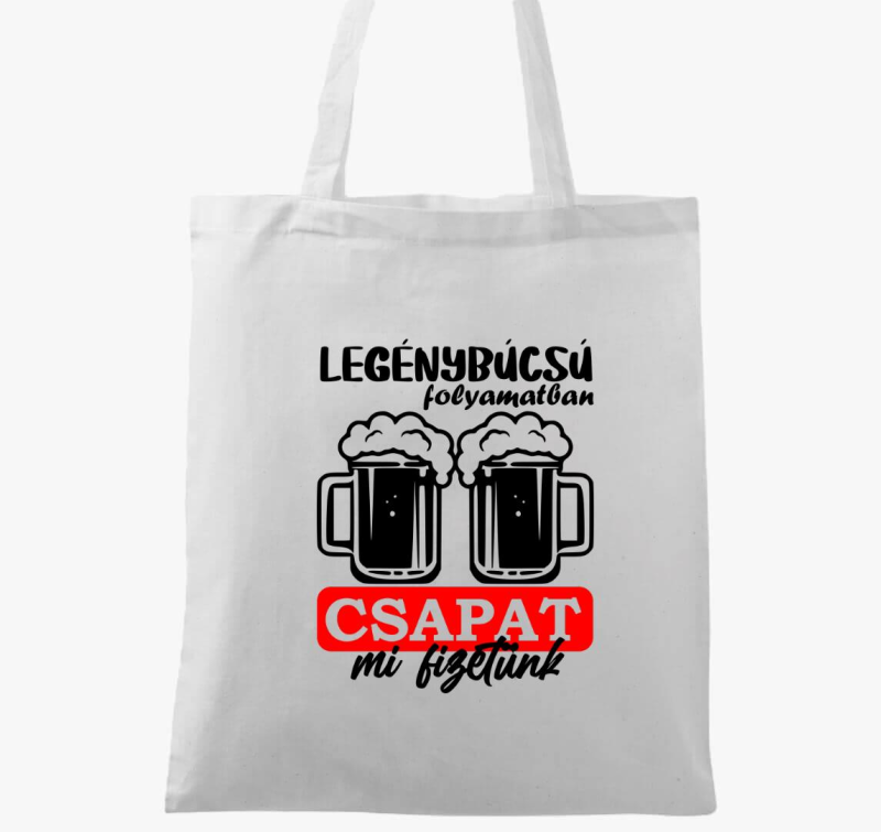 Legénybúcsús Csapat 2 vászontáska