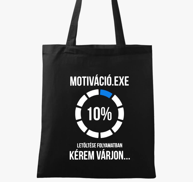 Motiváció.exe letöltése folyamatban vászontáska