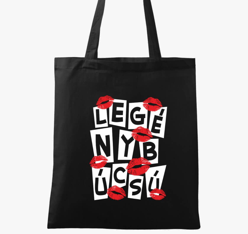 Csókos legénybúcsú vászontáska