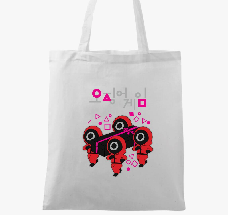 Squid Game gyászkoporsó vászontáska