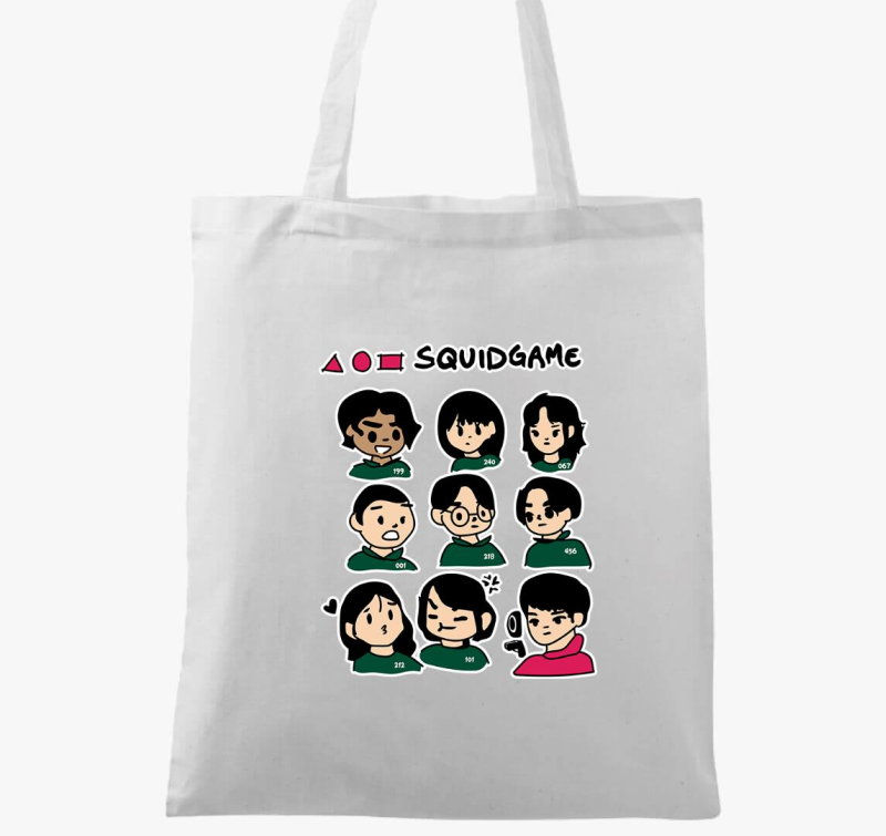 Squid game Chibi vászontáska
