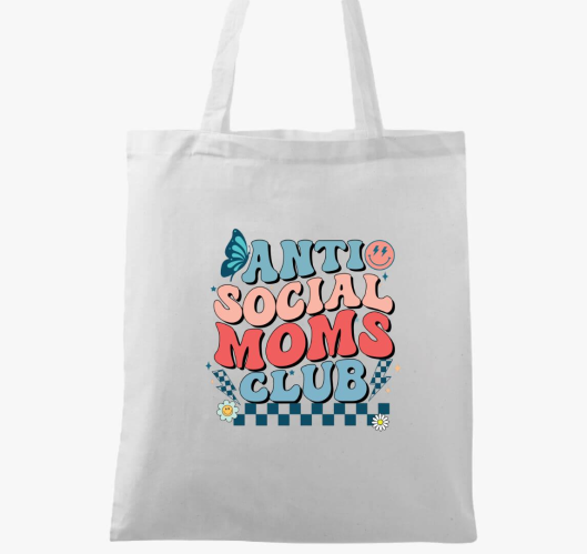 Antisocial MOM Club vászontásk...