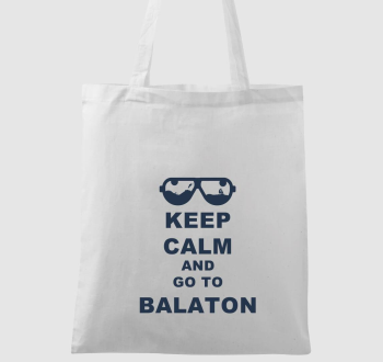 Keep calm and go to Balaton vászontáska