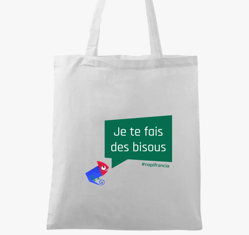 Puszillak! színes feliratú vászontáska