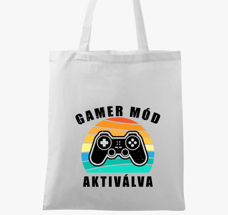 Gamer mód aktiválva vászontáska