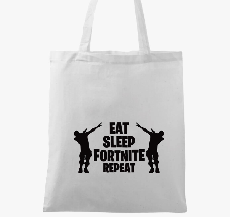 Eat sleep Fortnite repeat gamer vászontáska