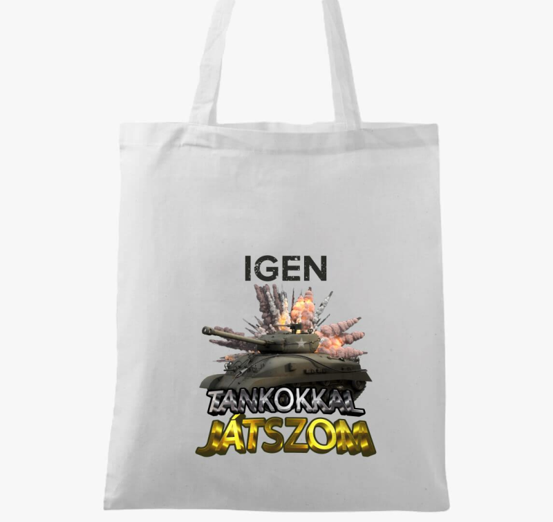 Igen tankokkal játszom vászontáska