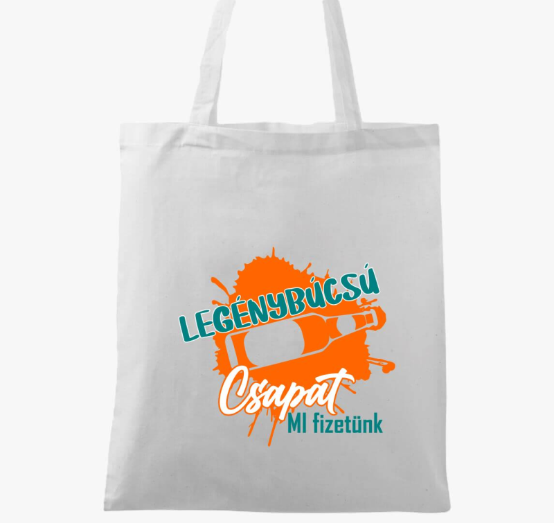 Legénybúcsús Csapat minta vászontáska